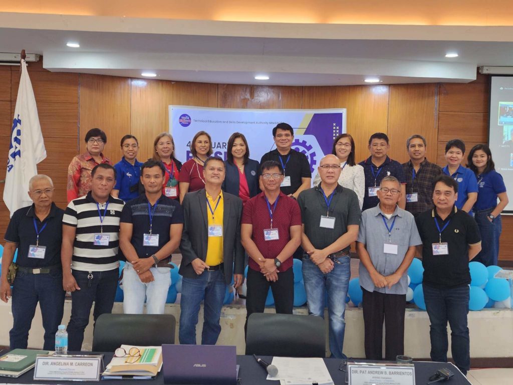 TESDA MIMAROPA holds 4th Quarter Joint RTESDC and PTESDC Meeting for CY 2022