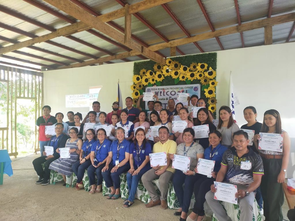 TESDA Romblon Provincial Office conducted the Provincial TVET Forum